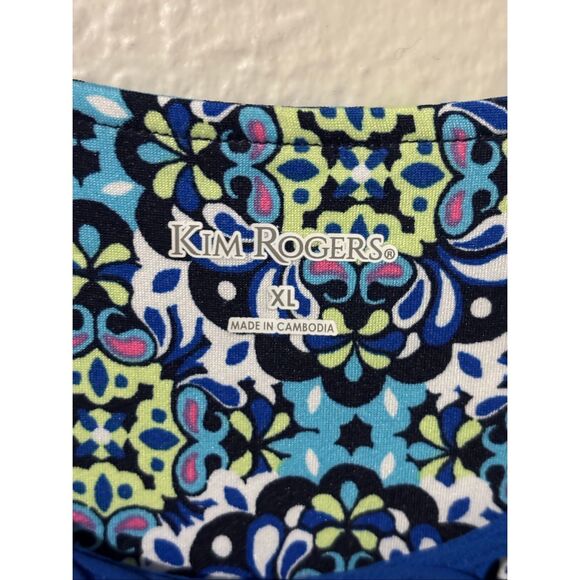 ❤️Kim Rogers Floral Stretch Knit Dress - Picture 2 of 5